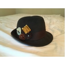 HandCrafted Scala Collection Fedora  Gently Used  eb-37694055